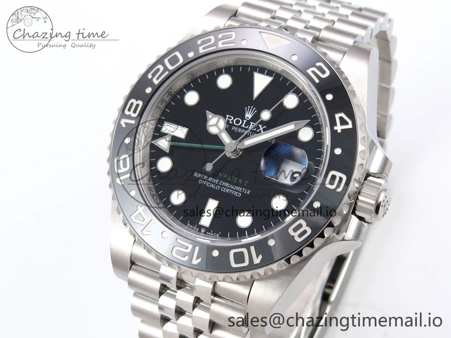 GMT-Master II 126710 GRNR 904L THBF 1:1 Best Edition on Jubilee Bracelet SH3285 CHS Soft 959
