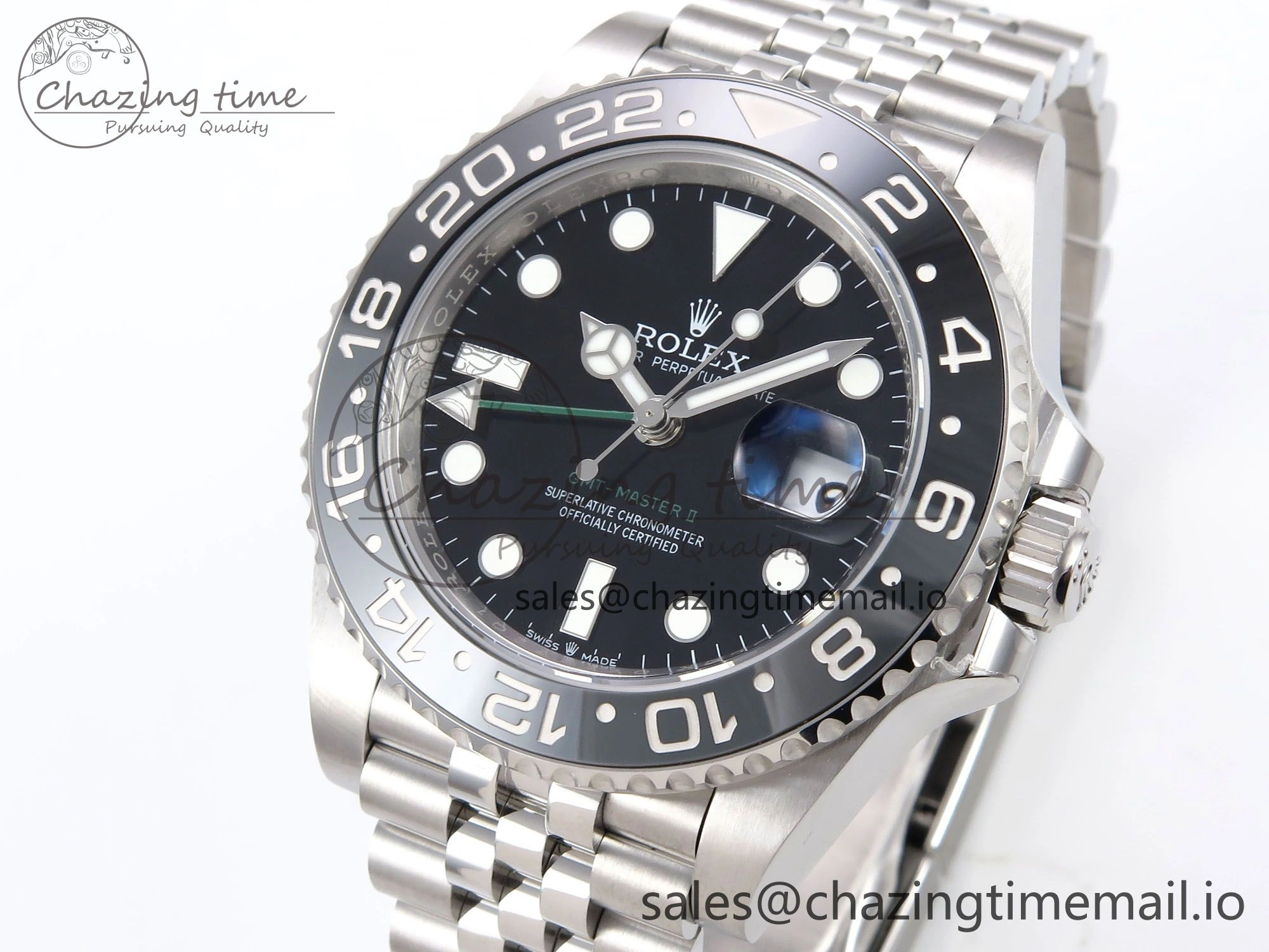 GMT-Master II 126710 GRNR 904L THBF 1:1 Best Edition on Jubilee Bracelet SH3285 CHS Soft 959