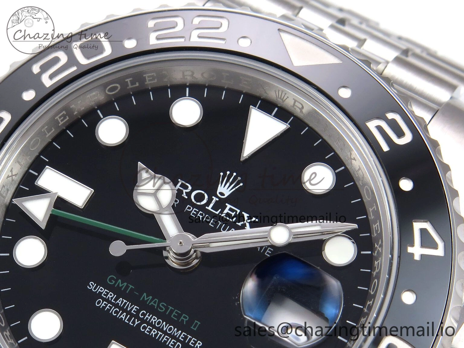 GMT-Master II 126710 GRNR 904L THBF 1:1 Best Edition on Jubilee Bracelet SH3285 CHS Soft 959
