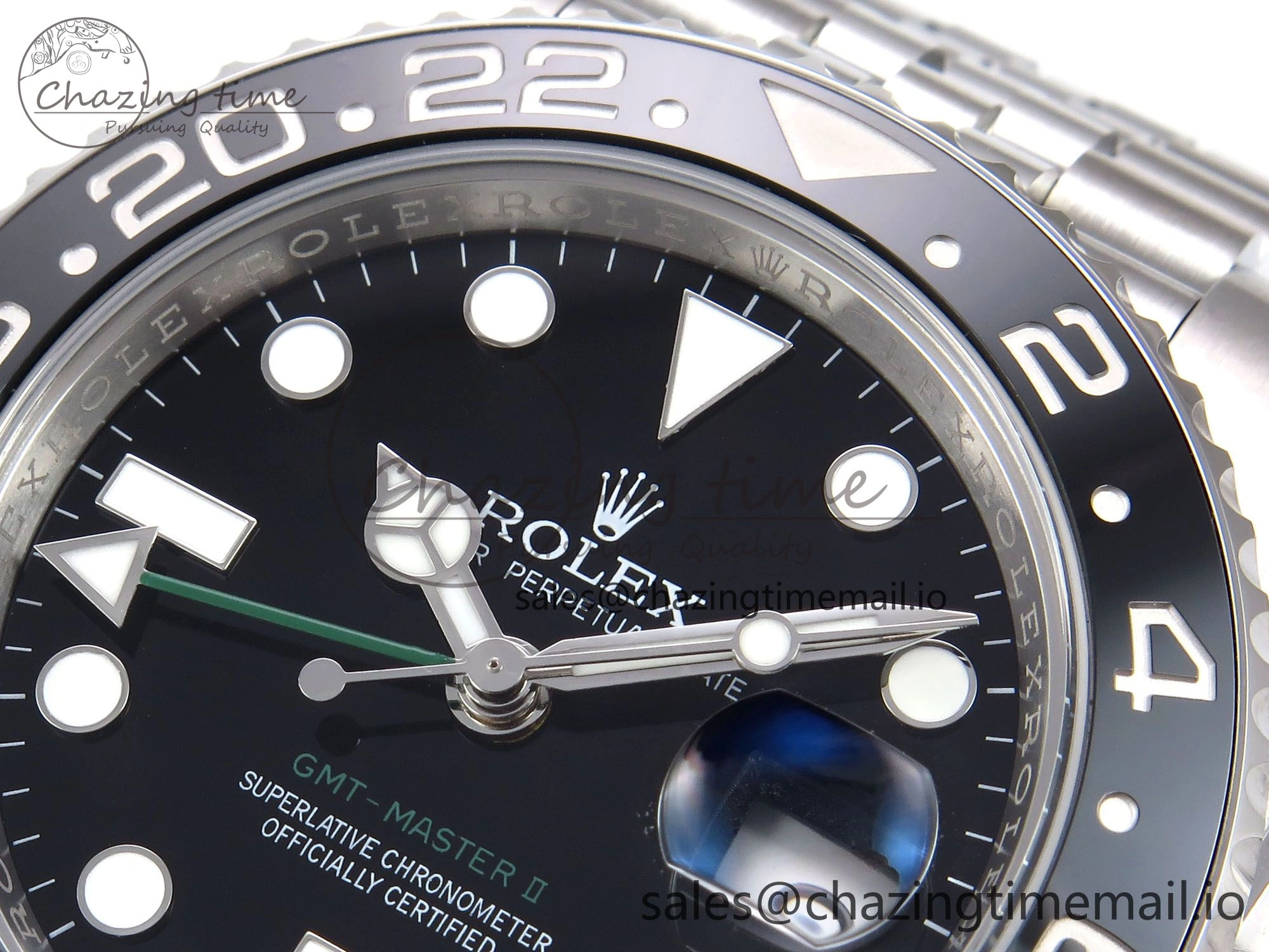 GMT-Master II 126710 GRNR 904L THBF 1:1 Best Edition on Jubilee Bracelet SH3285 CHS Soft 959