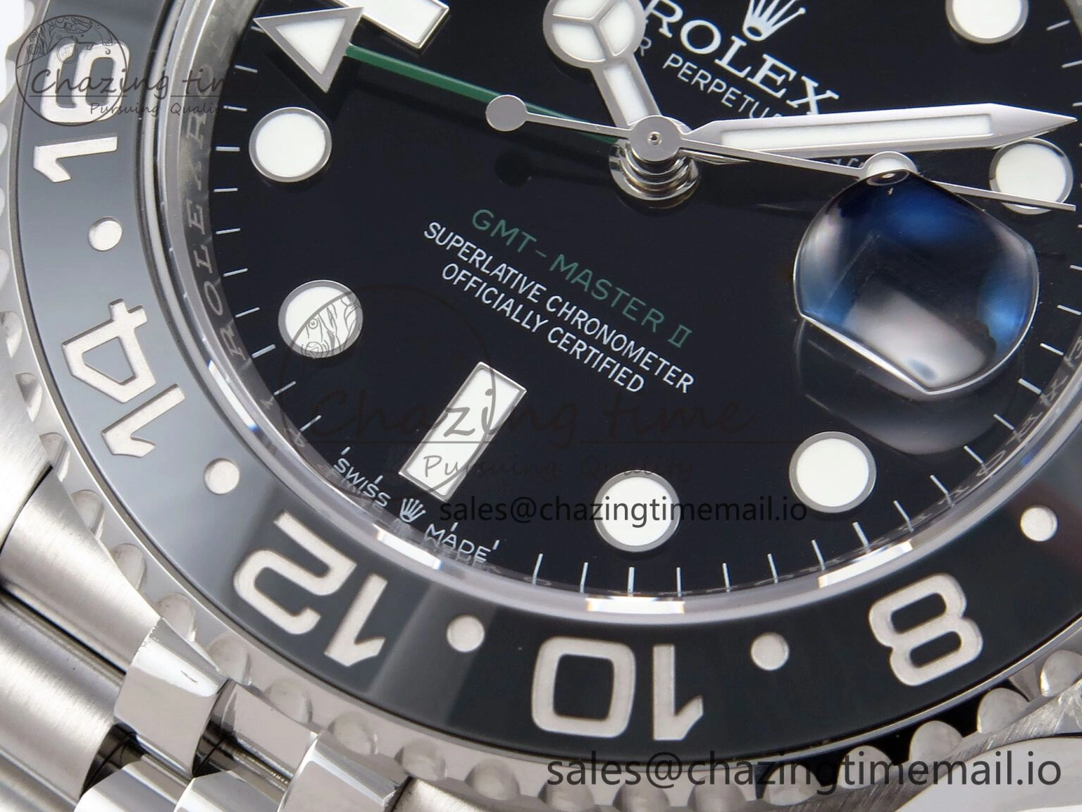 GMT-Master II 126710 GRNR 904L THBF 1:1 Best Edition on Jubilee Bracelet SH3285 CHS Soft 959