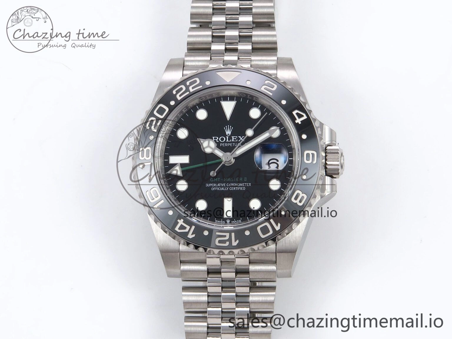 GMT-Master II 126710 GRNR 904L THBF 1:1 Best Edition on Jubilee Bracelet SH3285 CHS Soft 959