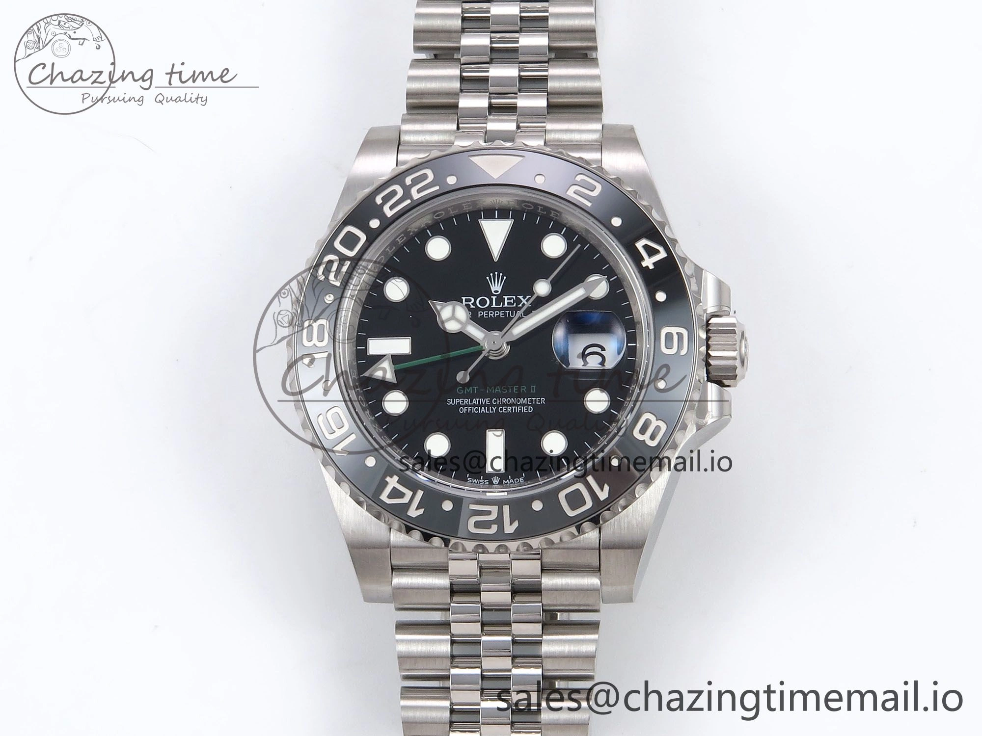 GMT-Master II 126710 GRNR 904L THBF 1:1 Best Edition on Jubilee Bracelet SH3285 CHS Soft 959