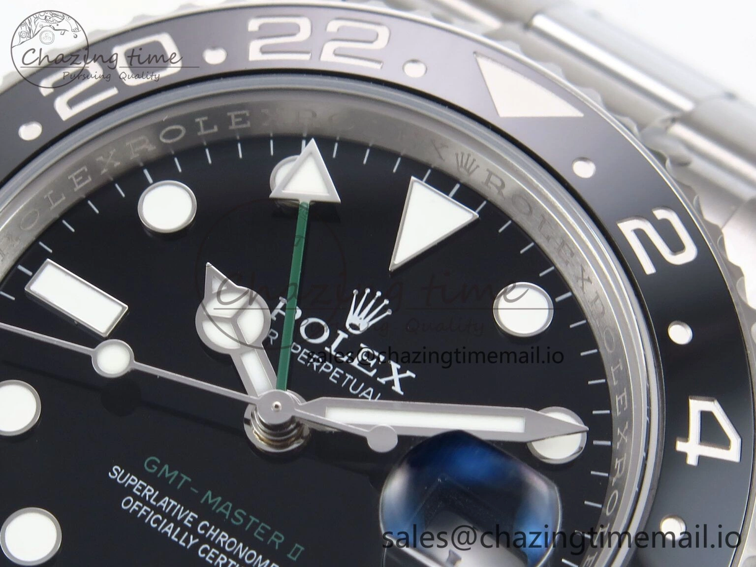 GMT-Master II 126710 GRNR 904L THBF 1:1 Best Edition on Oyster Bracelet SH3285 CHS Sleek 955