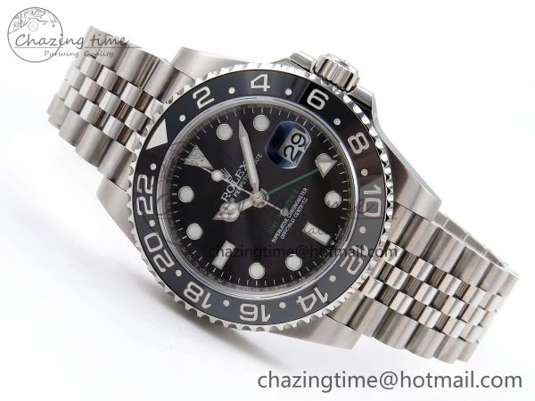 Snug GMT-Master II 126710 GRNR Black Gray Ceramic 904L Steel 3EF 1:1 Best Edition on Jubilee Strap VR 1339