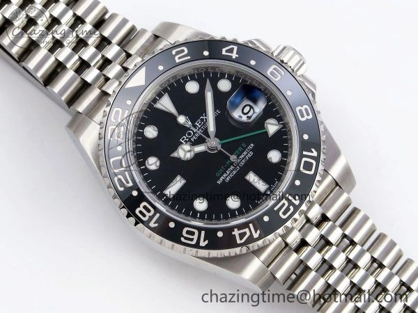Snug GMT-Master II 126710 GRNR Black Gray Ceramic 904L Steel 3EF 1:1 Best Edition on Jubilee Strap VR 1339