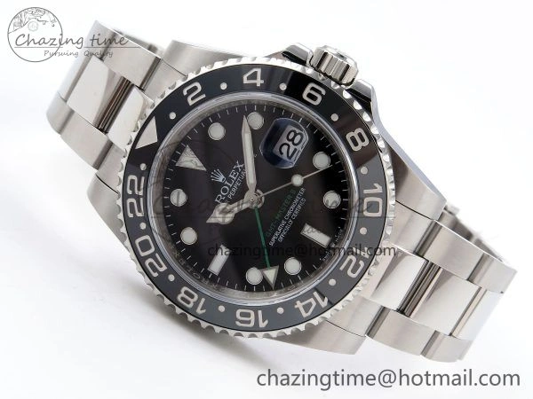 SmoothTexture GMT-Master II 126710 GRNR Black Gray Ceramic 904L Steel 3EF 1:1 Best Edition on Oyster Strap VR 1342