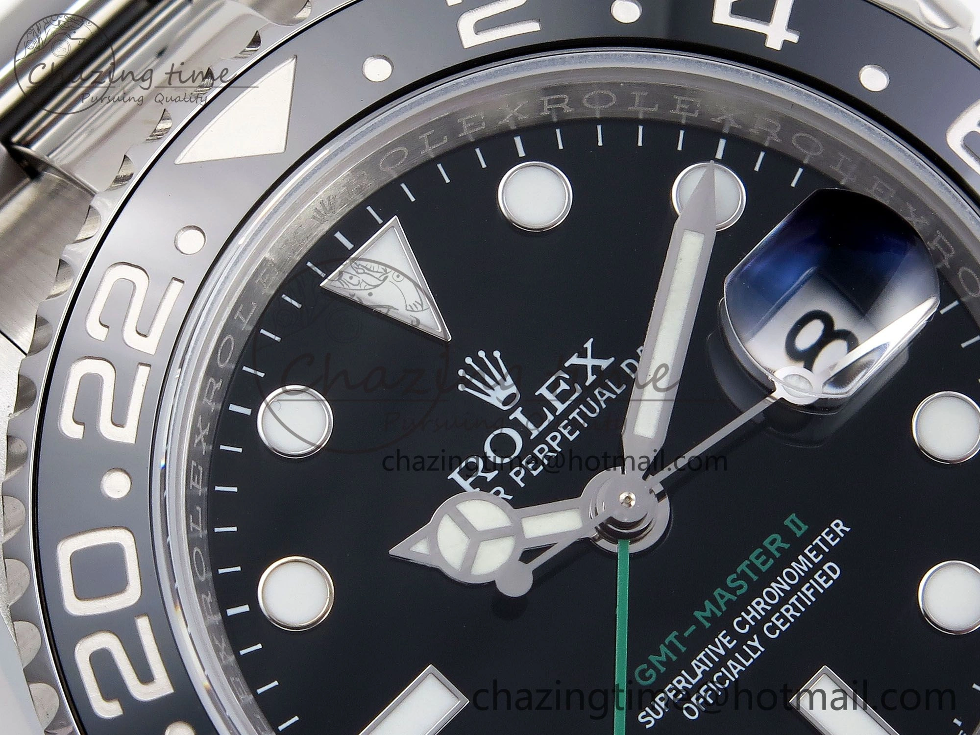 SmoothTexture GMT-Master II 126710 GRNR Black Gray Ceramic 904L Steel 3EF 1:1 Best Edition on Oyster Strap VR 1342