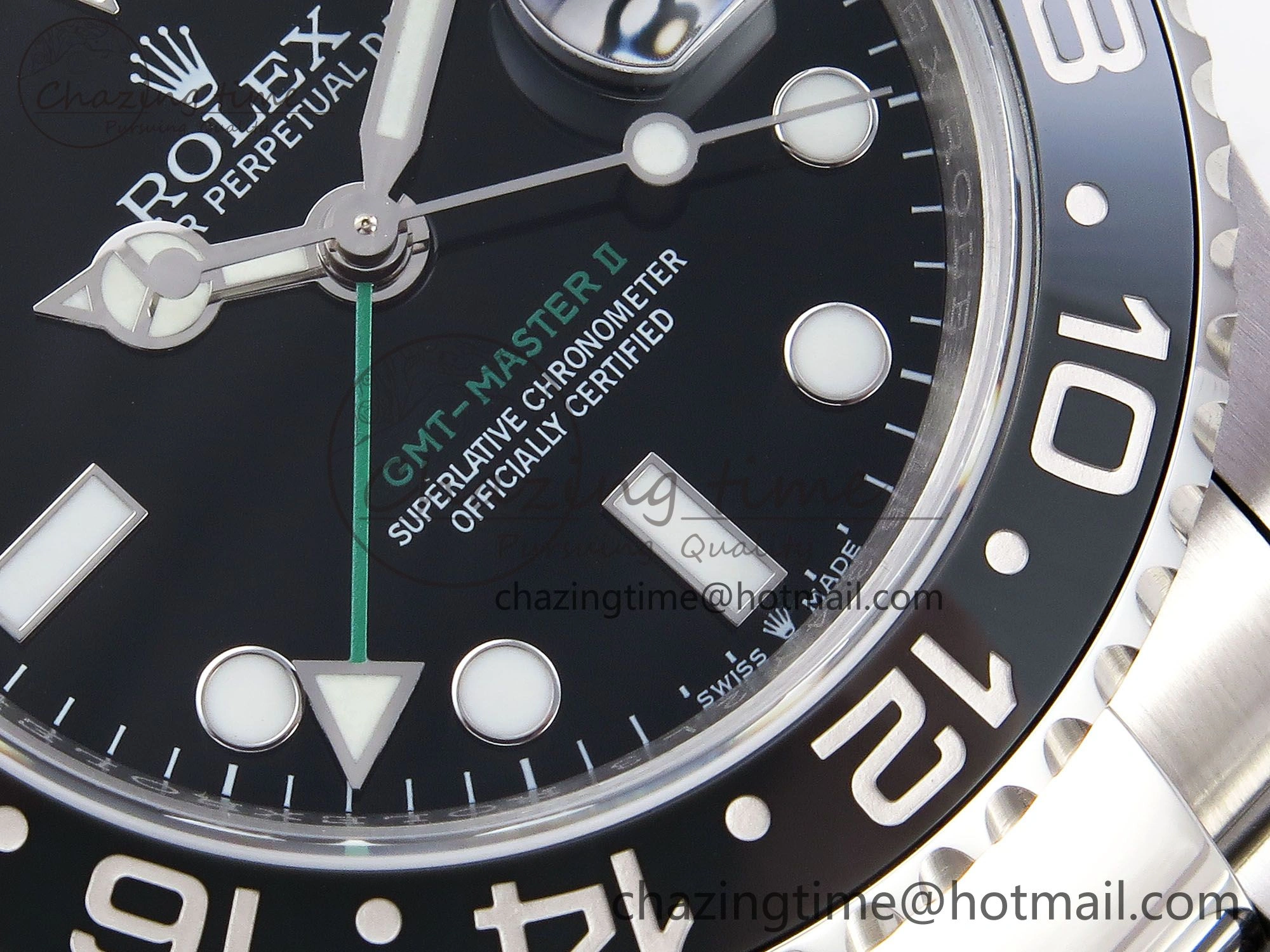 SmoothTexture GMT-Master II 126710 GRNR Black Gray Ceramic 904L Steel 3EF 1:1 Best Edition on Oyster Strap VR 1342