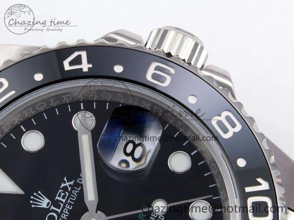 SmoothTexture GMT-Master II 126710 GRNR Black Gray Ceramic 904L Steel 3EF 1:1 Best Edition on Oyster Strap VR 1342
