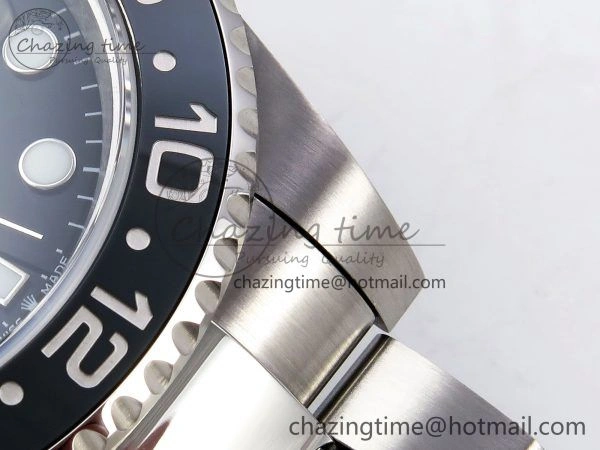 SmoothTexture GMT-Master II 126710 GRNR Black Gray Ceramic 904L Steel 3EF 1:1 Best Edition on Oyster Strap VR 1342