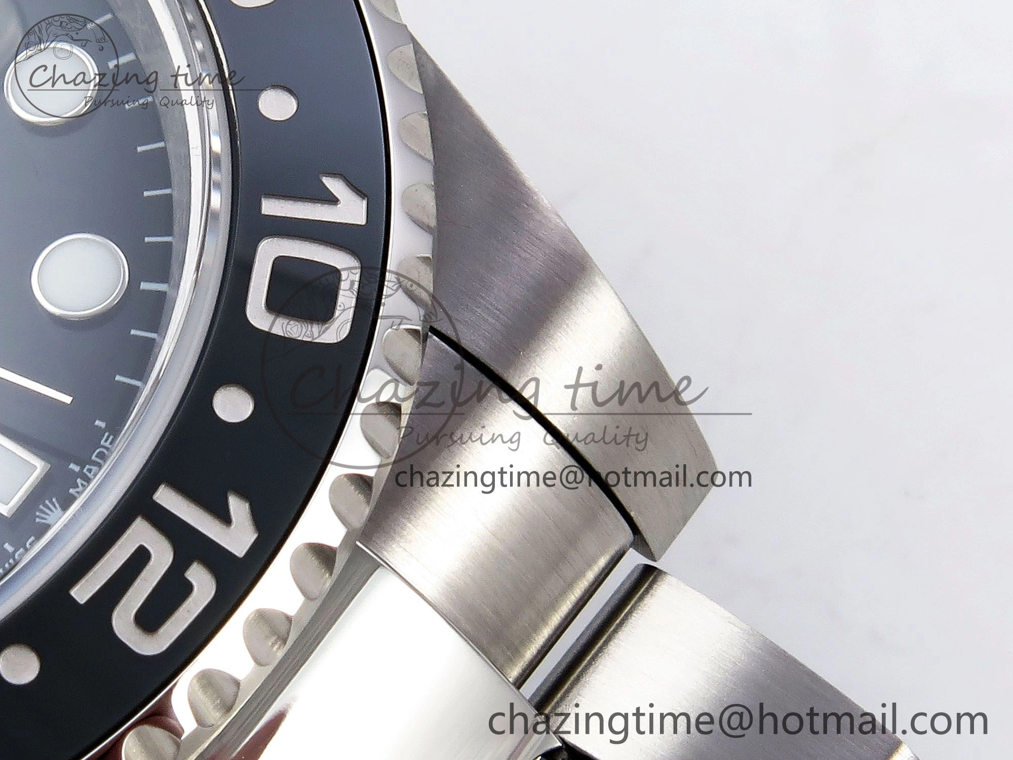 SmoothTexture GMT-Master II 126710 GRNR Black Gray Ceramic 904L Steel 3EF 1:1 Best Edition on Oyster Strap VR 1342