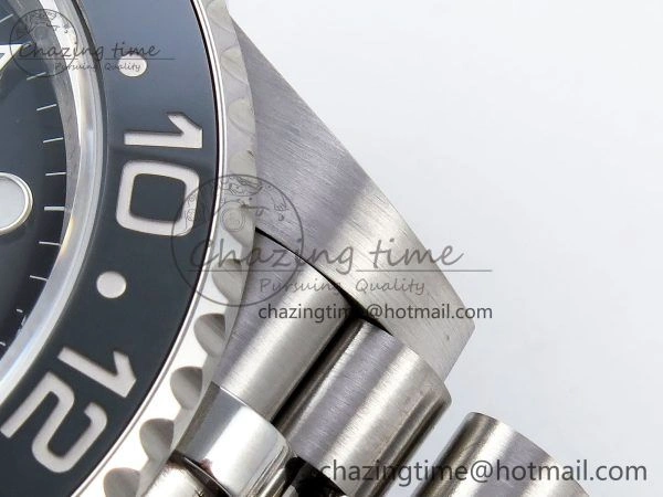 FlexibleFit GMT-Master II 126710 GRNR Black Gray Ceramic 904L Steel ARF 1:1 Best Edition on Jubilee Strap VR3285 CHS 1322