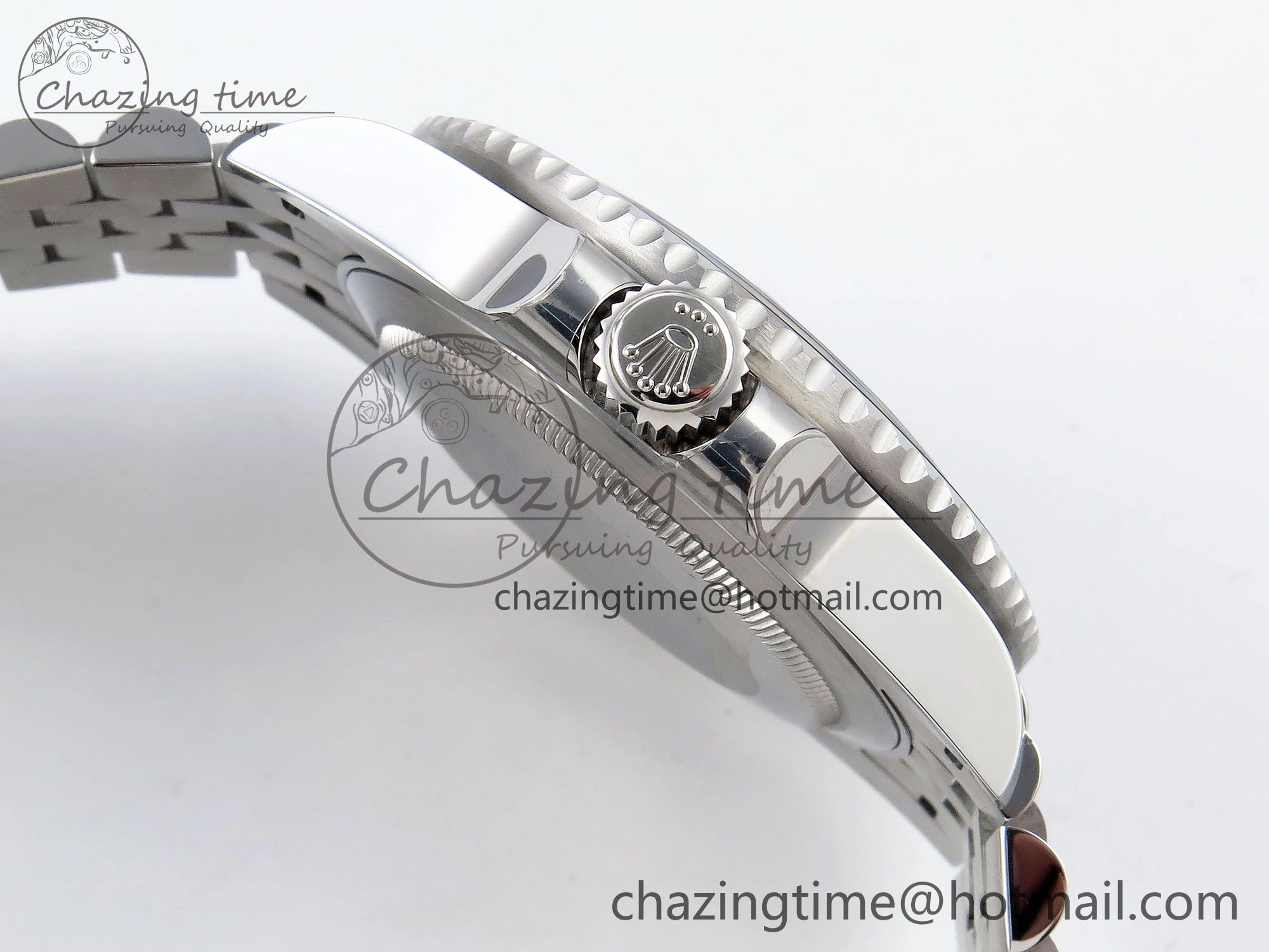 FlexibleFit GMT-Master II 126710 GRNR Black Gray Ceramic 904L Steel ARF 1:1 Best Edition on Jubilee Strap VR3285 CHS 1322