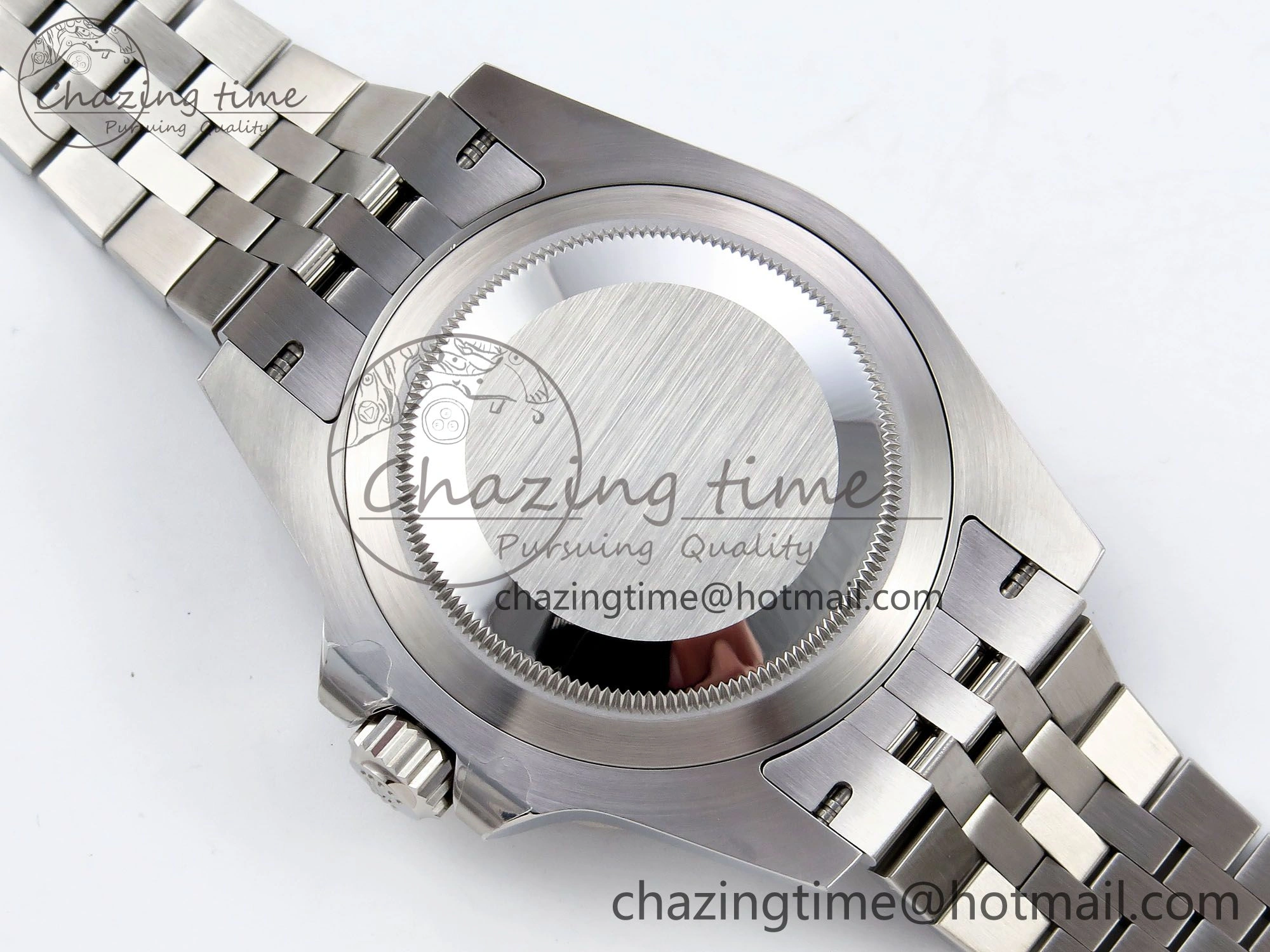 FlexibleFit GMT-Master II 126710 GRNR Black Gray Ceramic 904L Steel ARF 1:1 Best Edition on Jubilee Strap VR3285 CHS 1322