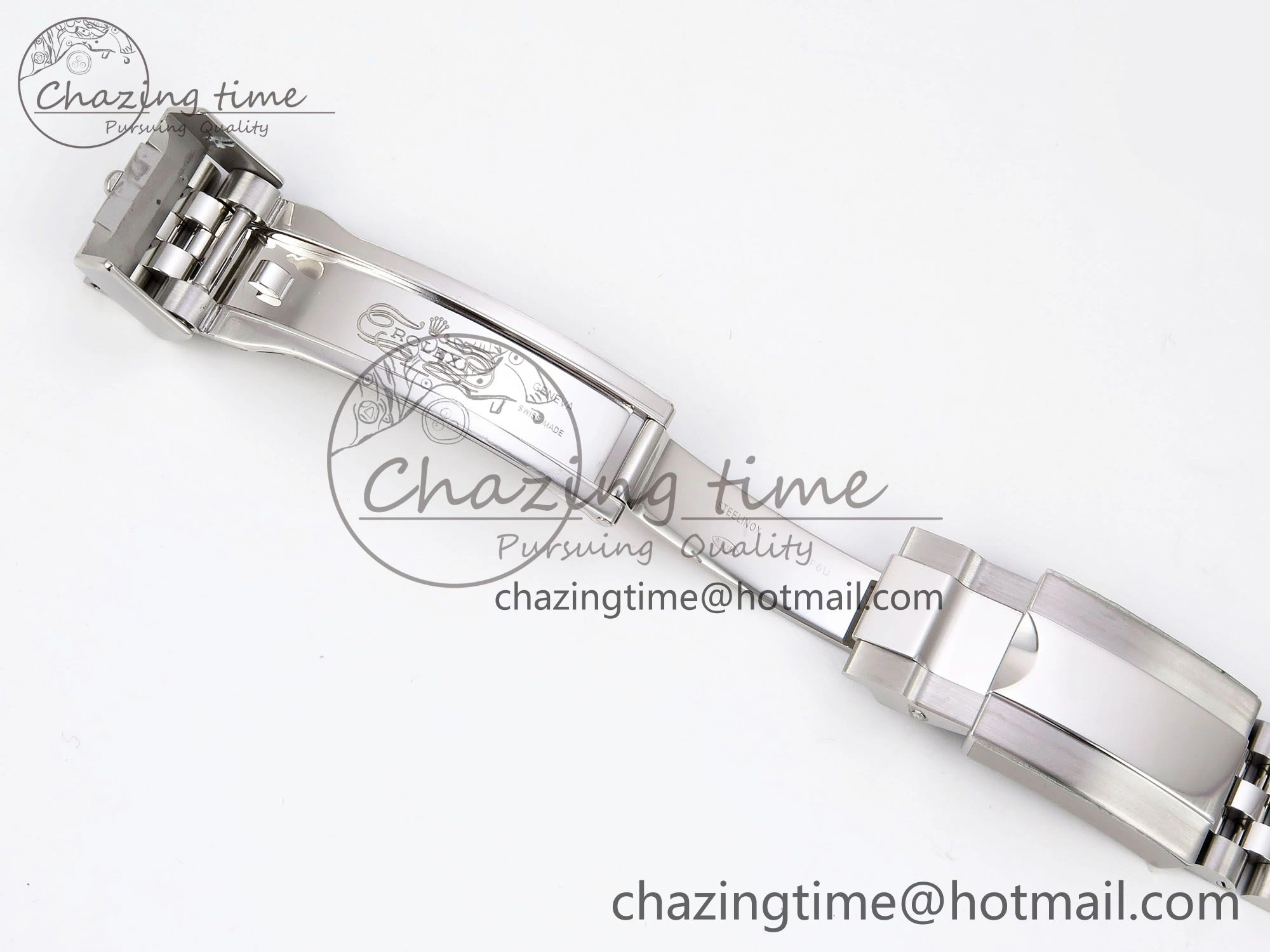 FlexibleFit GMT-Master II 126710 GRNR Black Gray Ceramic 904L Steel ARF 1:1 Best Edition on Jubilee Strap VR3285 CHS 1322