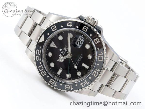 GMT-Master II 126710 GRNR Black Gray Ceramic 904L Steel ARF 1:1 Best Edition on Oyster Strap VR3285 CHS MultiPurpose 1321
