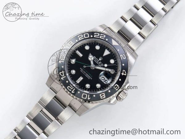 GMT-Master II 126710 GRNR Black Gray Ceramic 904L Steel ARF 1:1 Best Edition on Oyster Strap VR3285 CHS MultiPurpose 1321