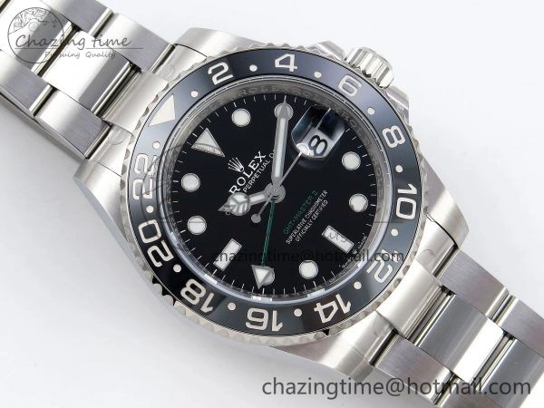 GMT-Master II 126710 GRNR Black Gray Ceramic 904L Steel ARF 1:1 Best Edition on Oyster Strap VR3285 CHS MultiPurpose 1321