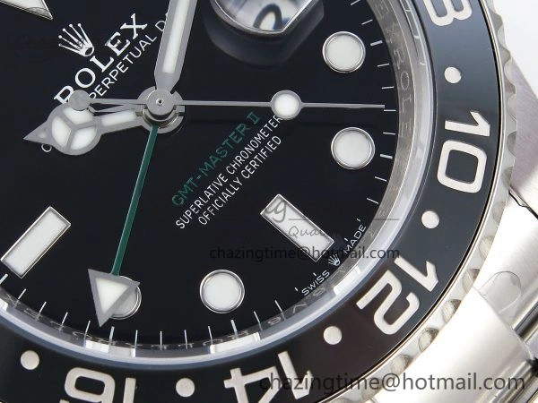 GMT-Master II 126710 GRNR Black Gray Ceramic 904L Steel ARF 1:1 Best Edition on Oyster Strap VR3285 CHS MultiPurpose 1321