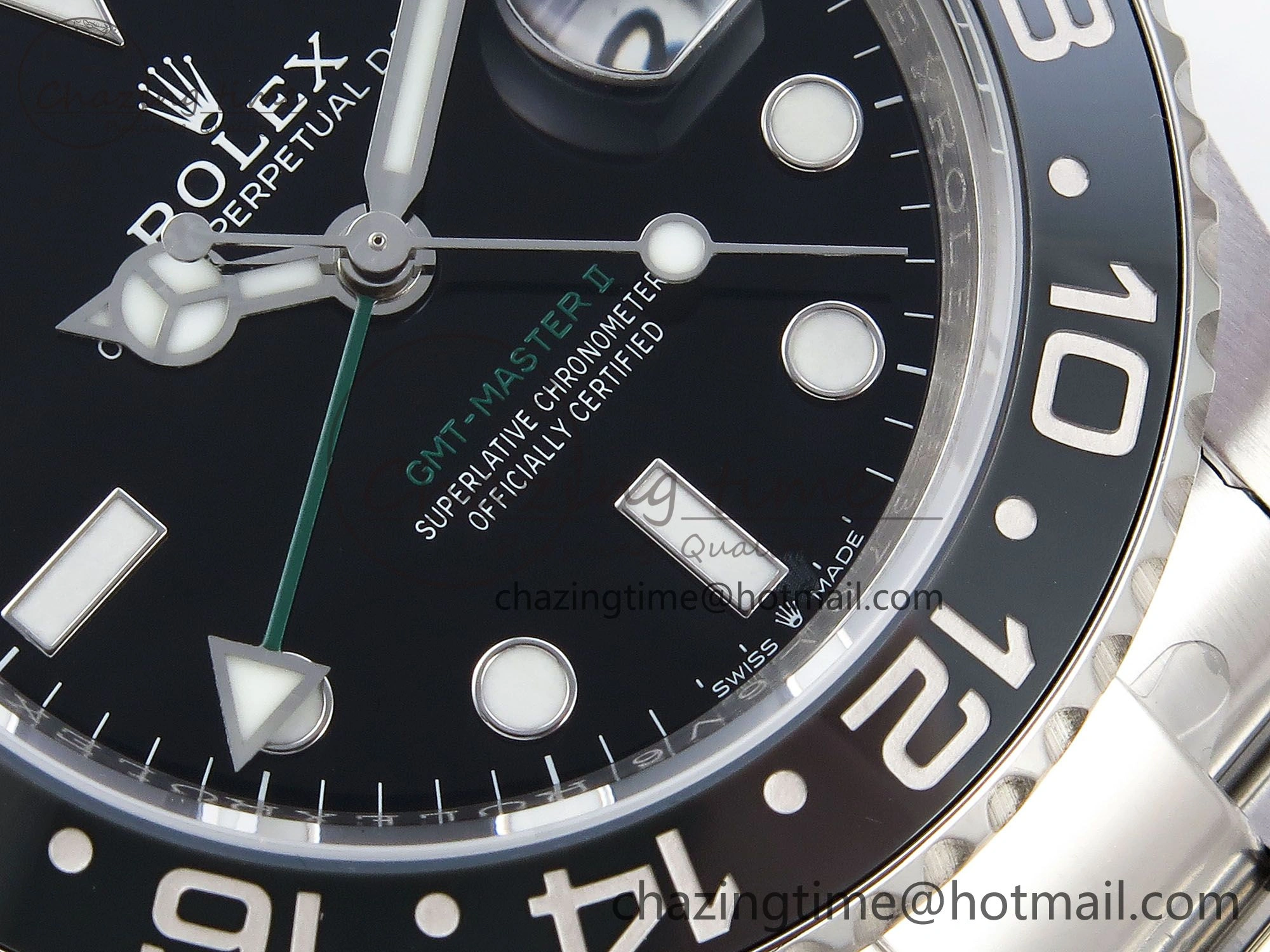 GMT-Master II 126710 GRNR Black Gray Ceramic 904L Steel ARF 1:1 Best Edition on Oyster Strap VR3285 CHS MultiPurpose 1321