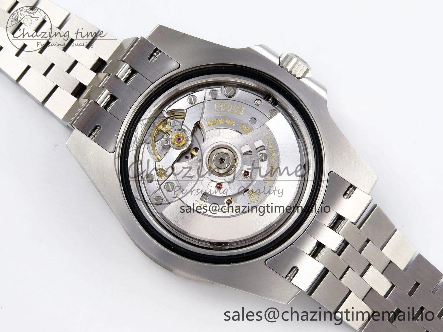 Durable GMT-Master II 126710 GRNR Black Gray Ceramic 904L Steel Clean 1:1 Best Edition on Jubilee Strap DD 1330