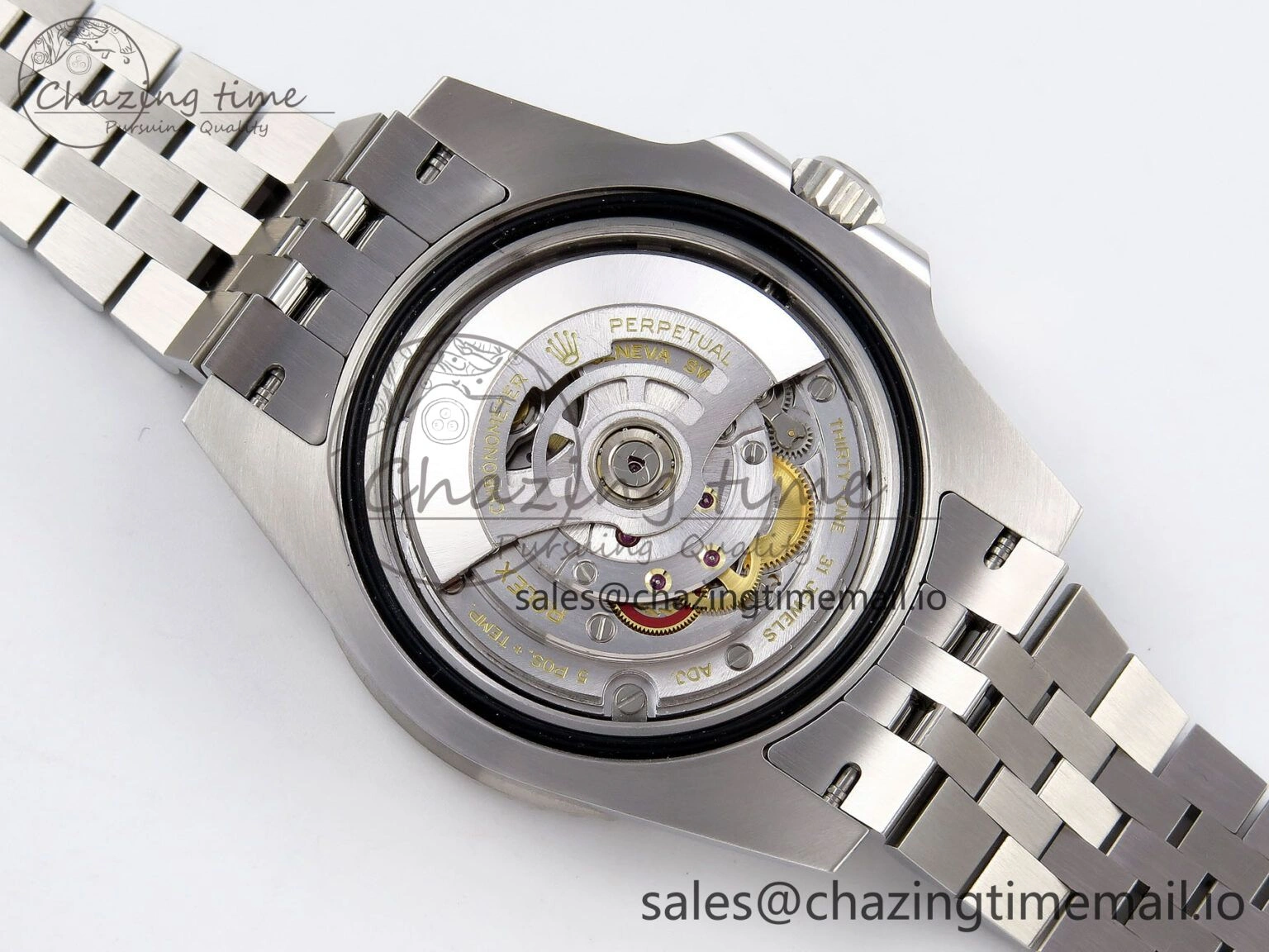 Durable GMT-Master II 126710 GRNR Black Gray Ceramic 904L Steel Clean 1:1 Best Edition on Jubilee Strap DD 1330