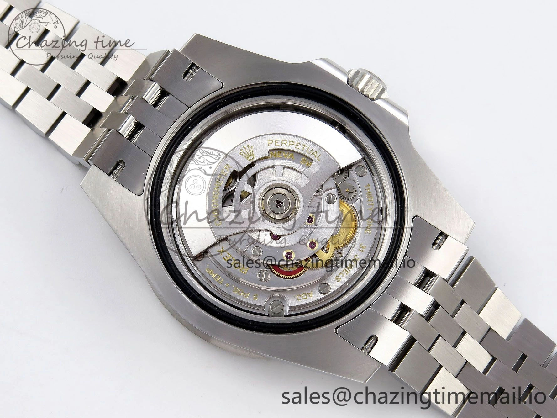 Durable GMT-Master II 126710 GRNR Black Gray Ceramic 904L Steel Clean 1:1 Best Edition on Jubilee Strap DD 1330