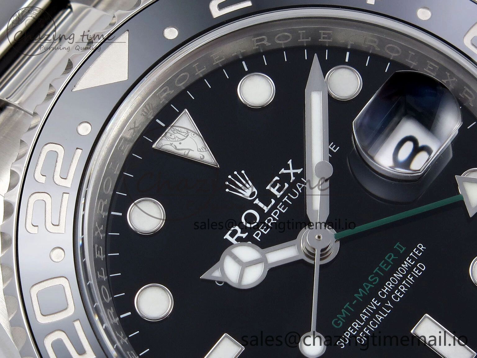 GMT-Master II 126710 GRNR Black Gray Ceramic 904L Steel Clean 1:1 Best Edition on Oyster Strap DD HighQuality 1331