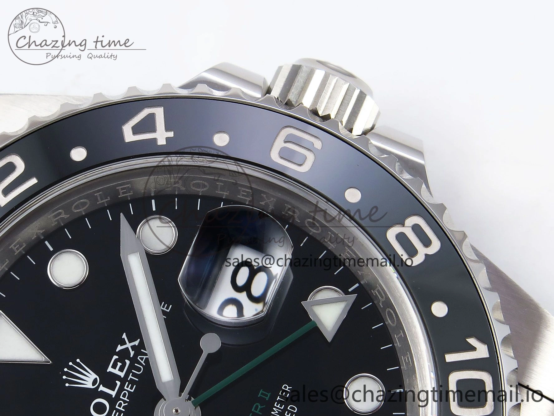 GMT-Master II 126710 GRNR Black Gray Ceramic 904L Steel Clean 1:1 Best Edition on Oyster Strap DD HighQuality 1331
