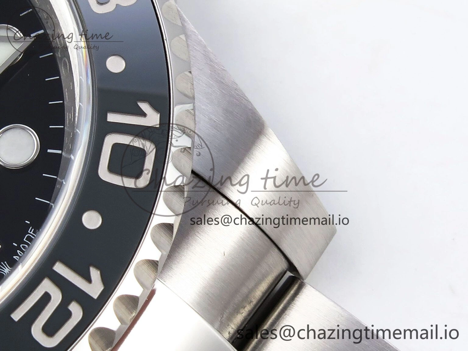 GMT-Master II 126710 GRNR Black Gray Ceramic 904L Steel Clean 1:1 Best Edition on Oyster Strap DD HighQuality 1331