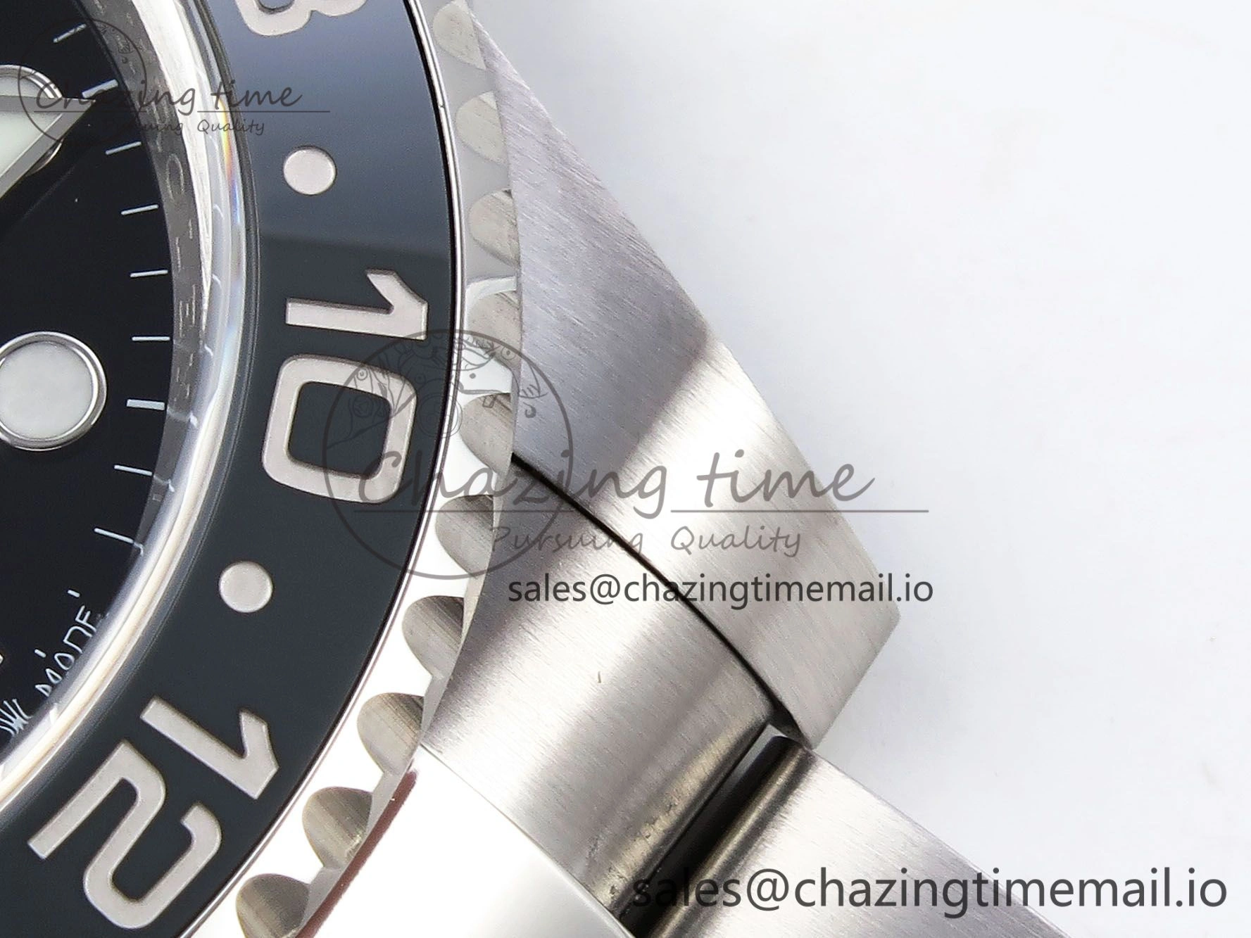 GMT-Master II 126710 GRNR Black Gray Ceramic 904L Steel Clean 1:1 Best Edition on Oyster Strap DD HighQuality 1331