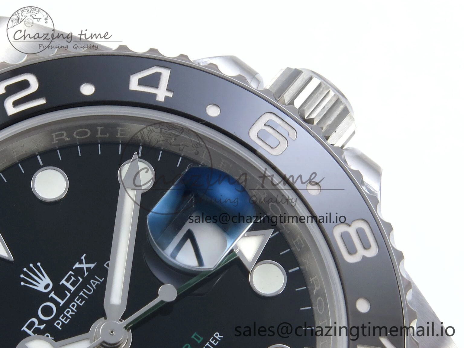 GMT-Master II 126710 GRNR Black Gray Ceramic 904L Steel EWE 1:1 Best Edition on Jubilee Strap EWE3285 V OnTrend 821