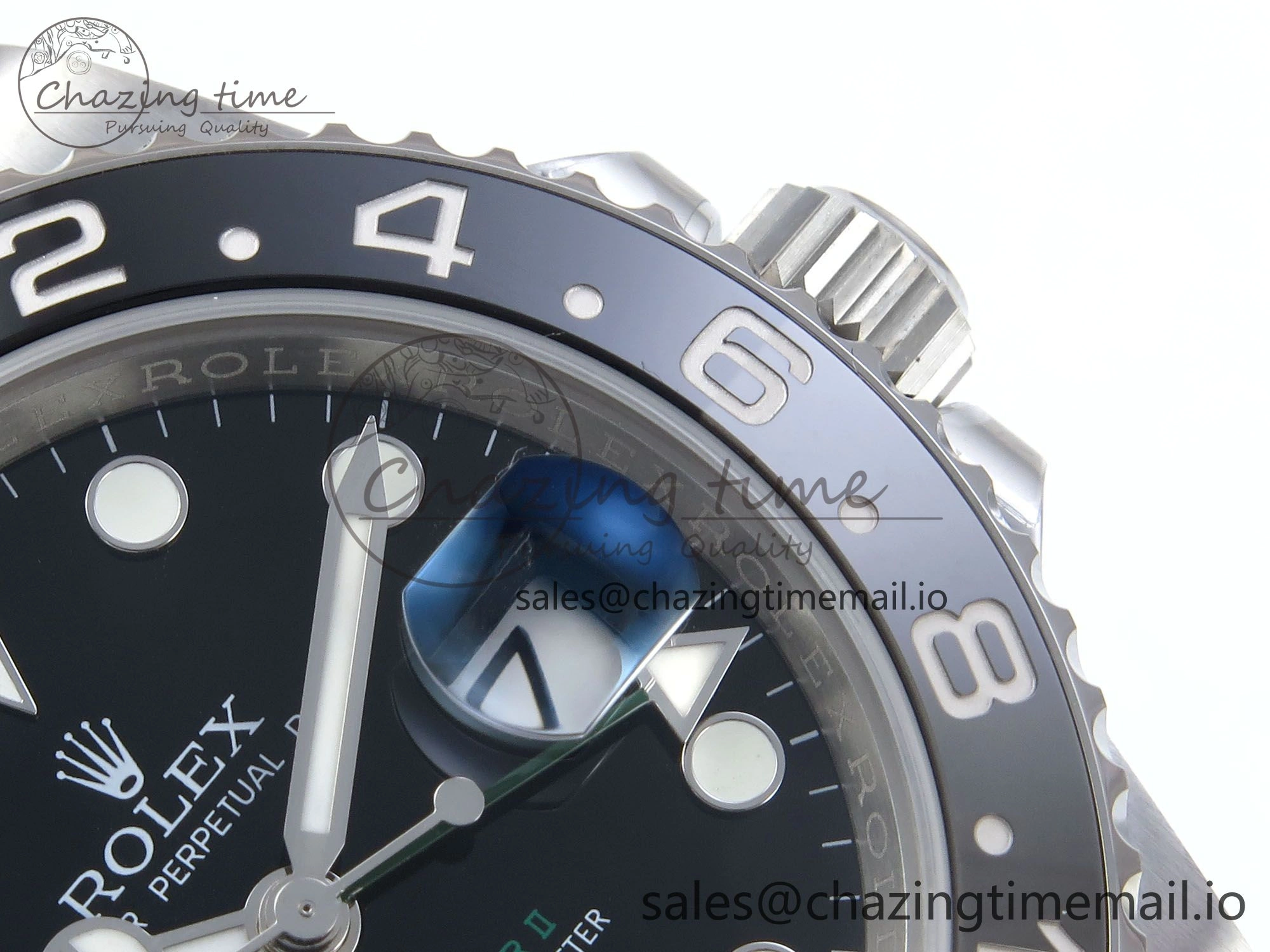 GMT-Master II 126710 GRNR Black Gray Ceramic 904L Steel EWE 1:1 Best Edition on Jubilee Strap EWE3285 V OnTrend 821