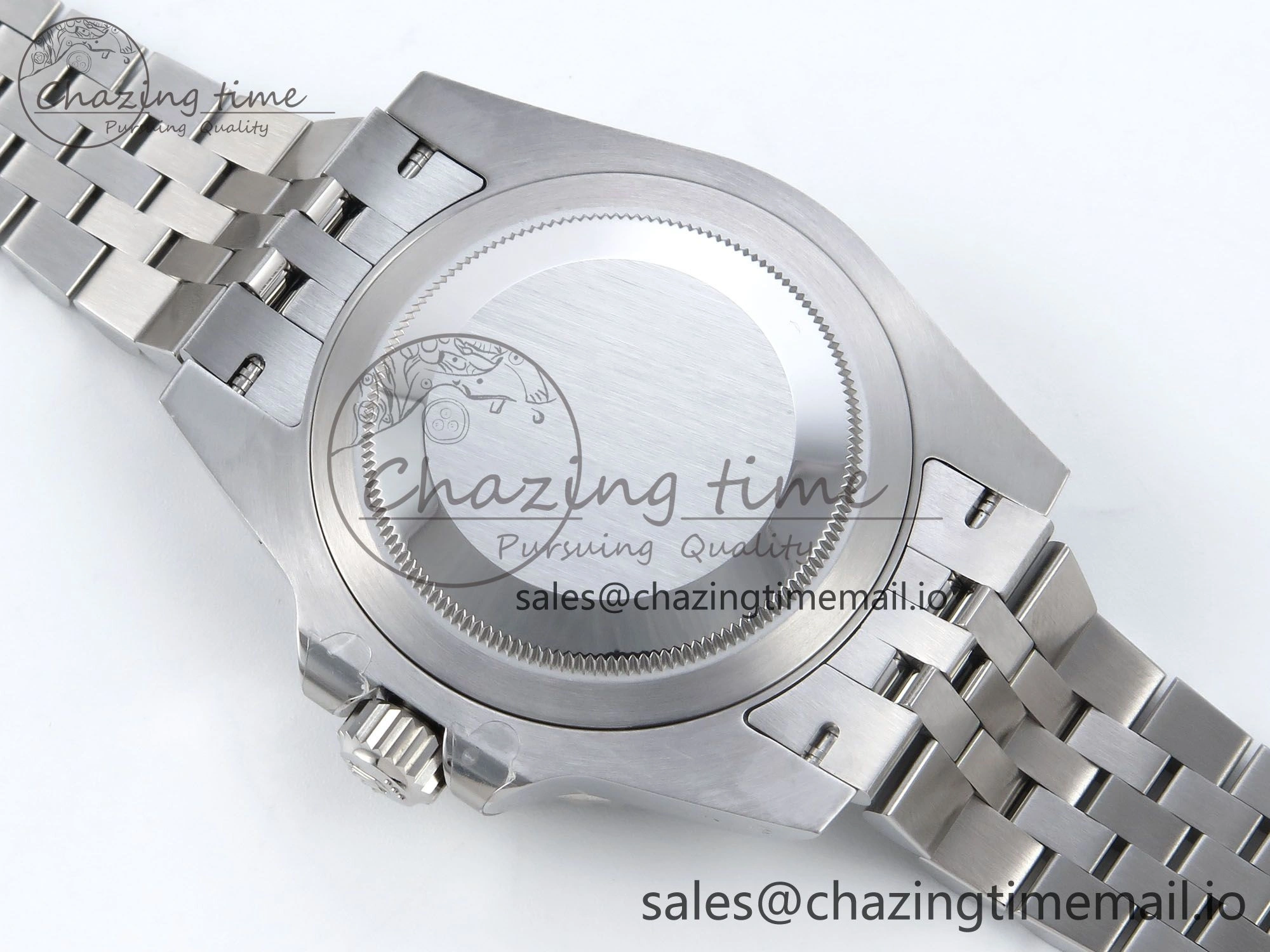 GMT-Master II 126710 GRNR Black Gray Ceramic 904L Steel EWE 1:1 Best Edition on Jubilee Strap EWE3285 V OnTrend 821