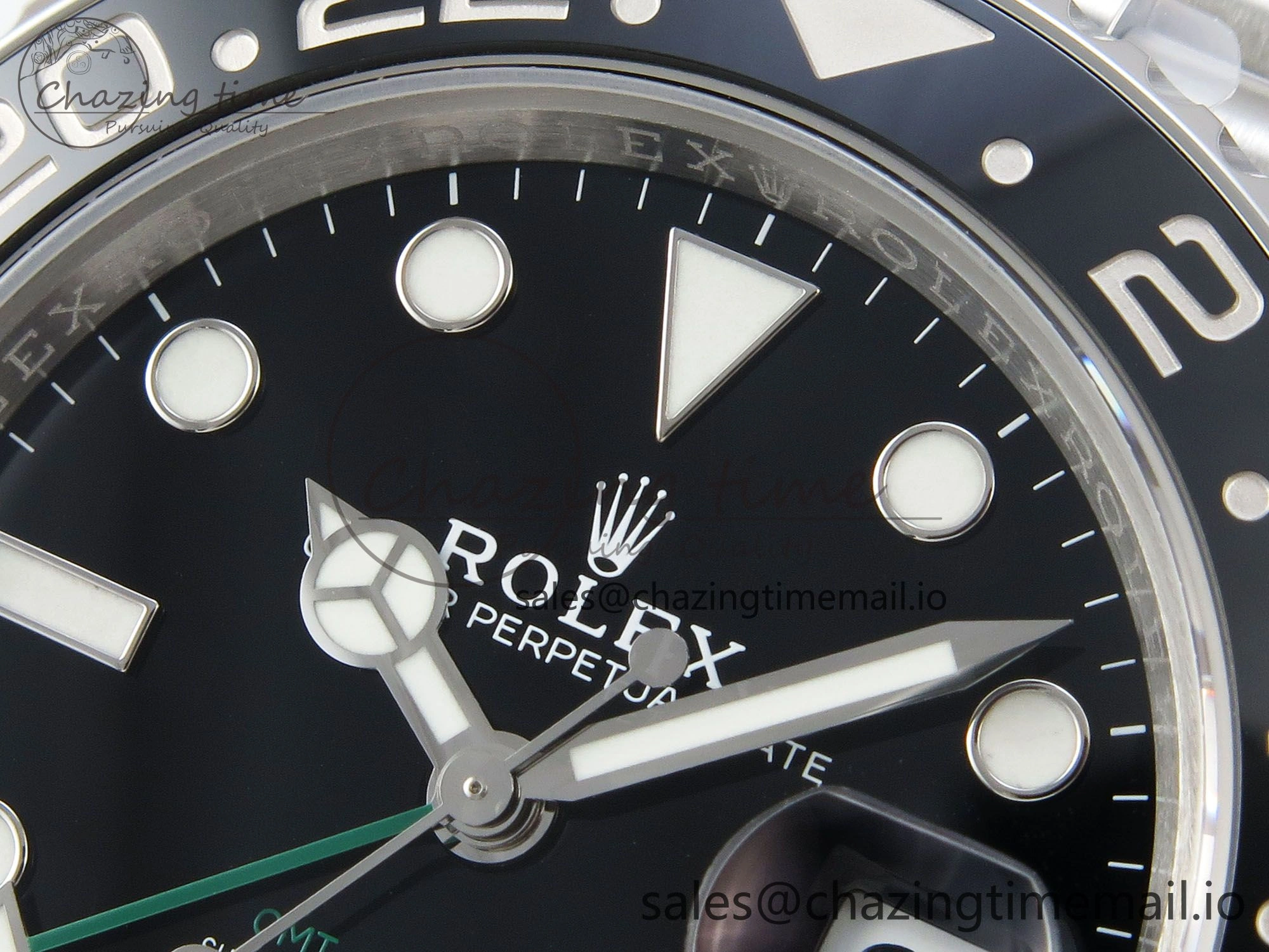 GMT-Master II 126710 GRNR Black Gray Ceramic 904L Steel VSF 1:1 Best Edition on Jubilee Strap DD3285 V Stretchable 6