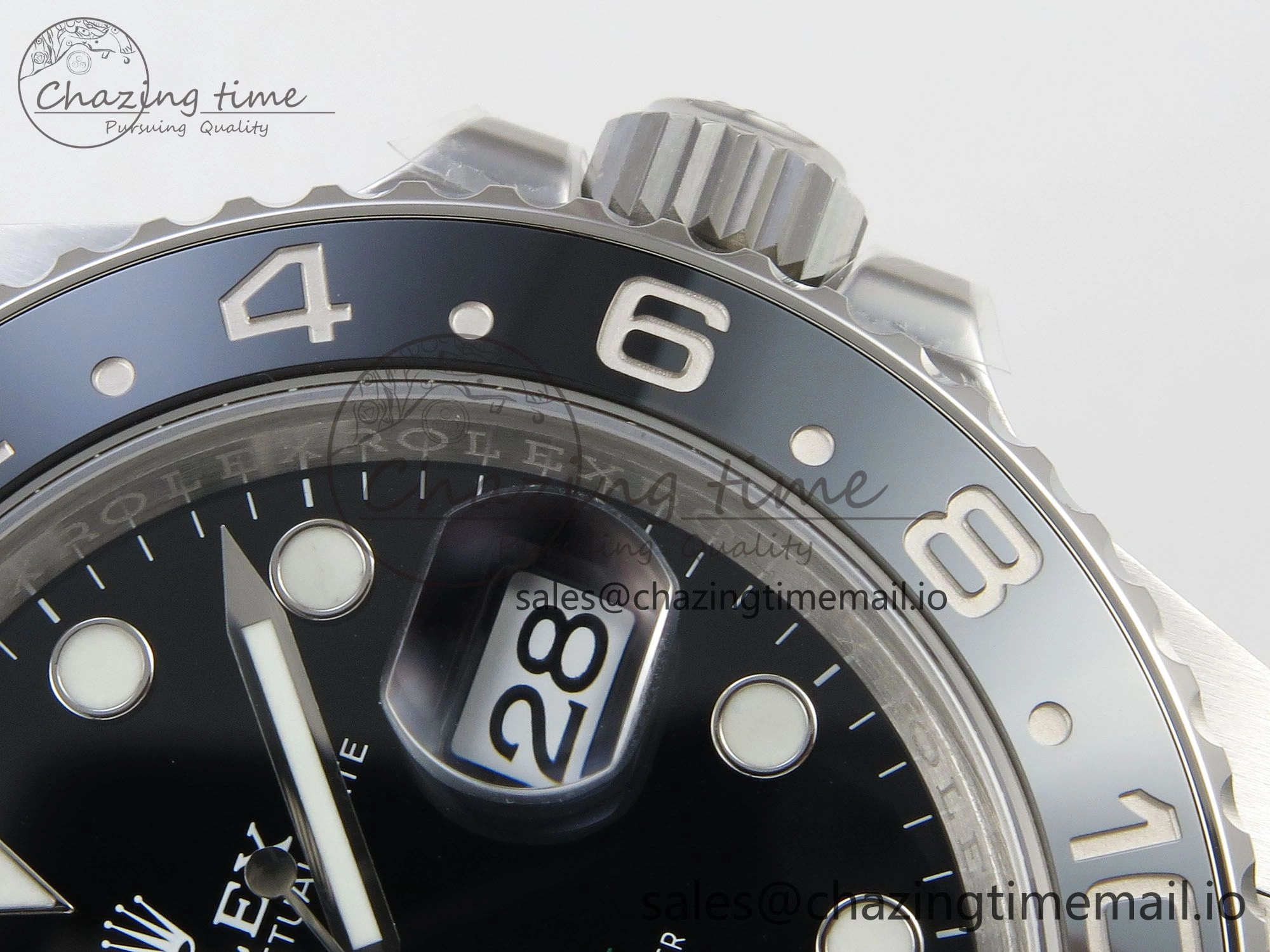 GMT-Master II 126710 GRNR Black Gray Ceramic 904L Steel VSF 1:1 Best Edition on Jubilee Strap DD3285 V Stretchable 6