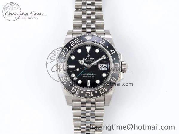 GMT-Master II 126710 GRNR Blue Red Ceramic QF 1:1 Best Edition on Jubilee Bracelet VR3285 CHS FlexibleFit 1294