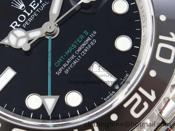 GMT-Master II 126710 GRNR Blue Red Ceramic QF 1:1 Best Edition on Jubilee Bracelet VR3285 CHS FlexibleFit 1294