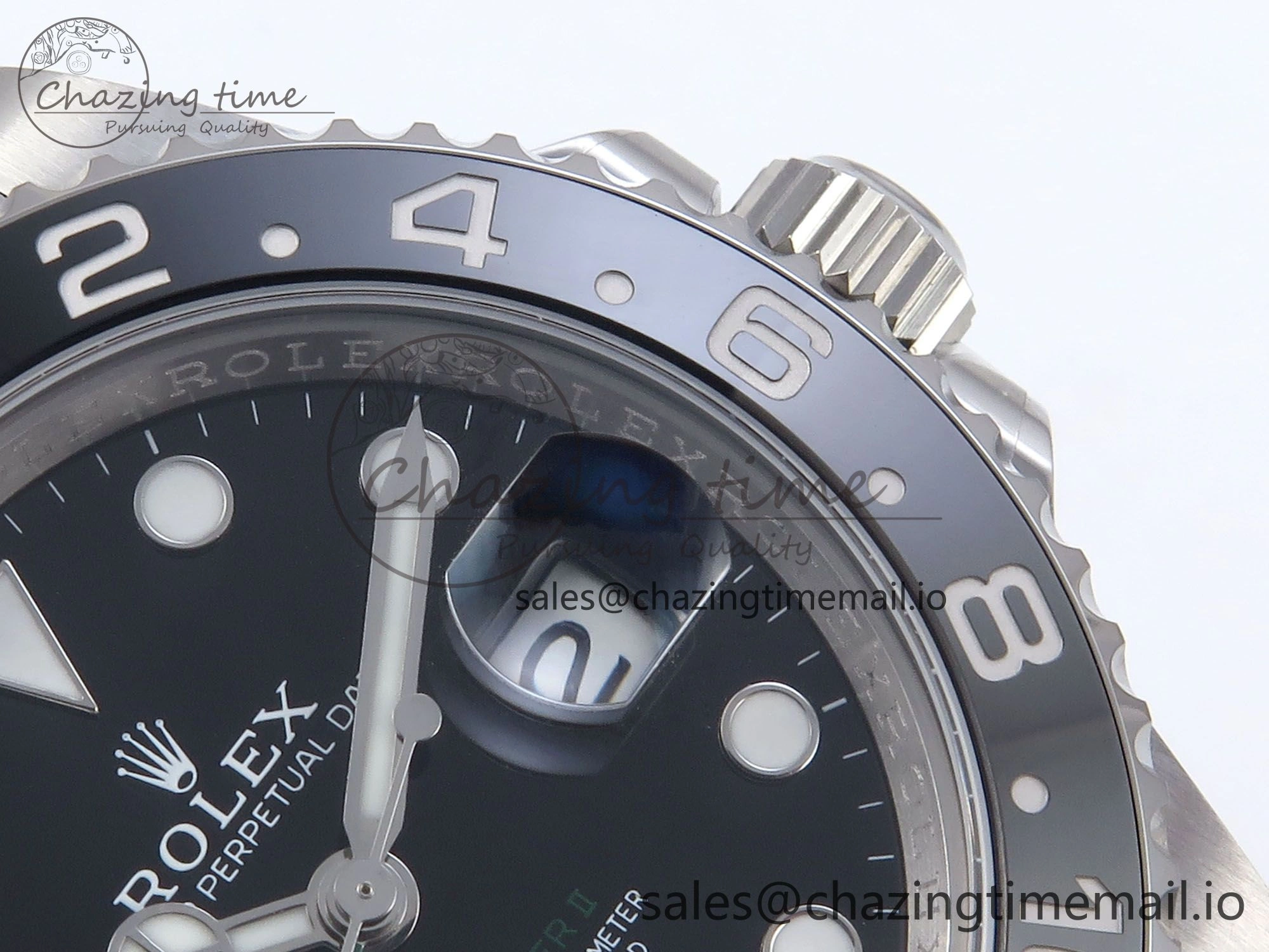GMT Master II 126710 GRNR QF+ 1:1 Best Edition 904L Steel Black Dial on SS Bracelet SH QuickDry 861