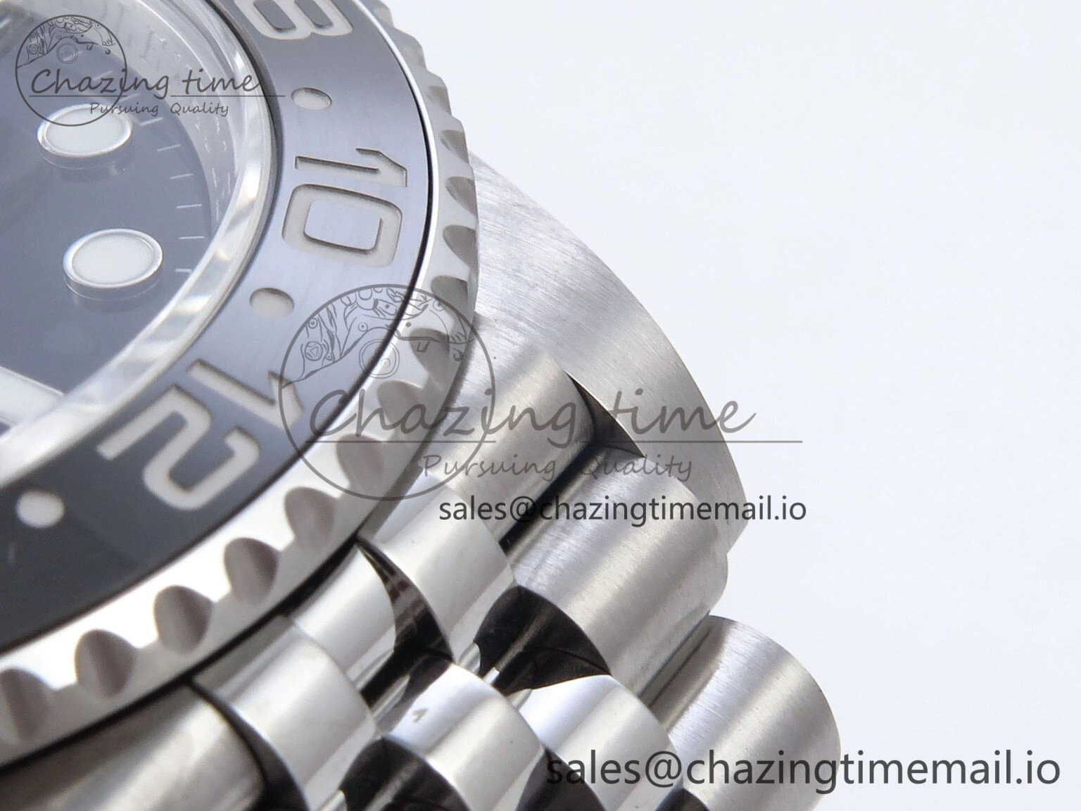 GMT Master II 126710 GRNR QF+ 1:1 Best Edition 904L Steel Black Dial on SS Bracelet SH QuickDry 861