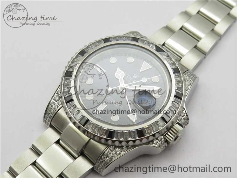 GMT Master II 126710 White Black T Crystal Bp Maker Best Edition Black Dial On SS Bracelet  3186 CHS Thermal 2914