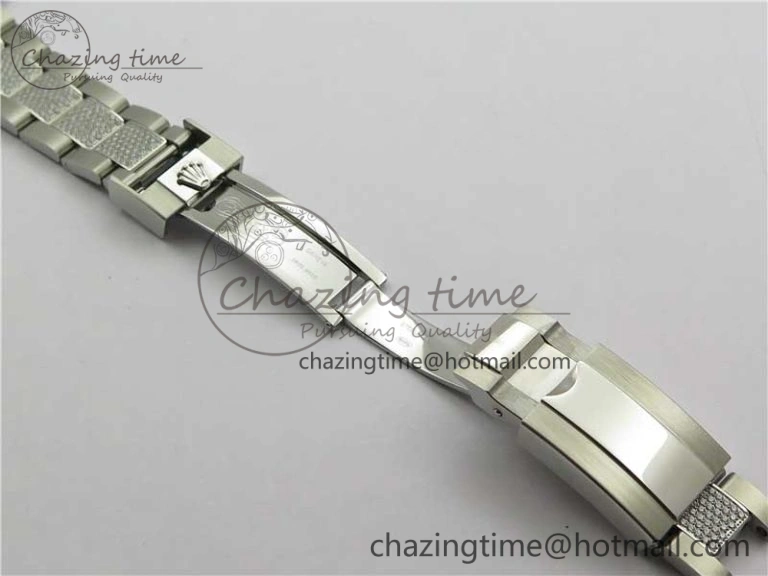 Attractive GMT Master II 126710 White Black T Crystal VRF Best Edition Black Dial On SS Paved CrystalBracelet  A3186 CHS 2917