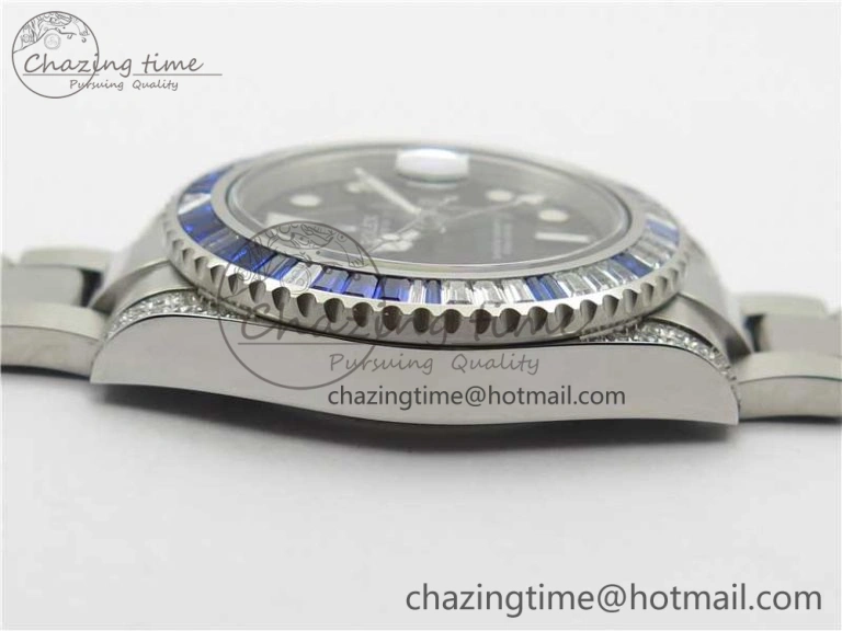 SmartChoice GMT Master II 126710 White Blue T Crystal Bp Maker Best Edition Black Dial On SS Bracelet  3186 CHS 2916