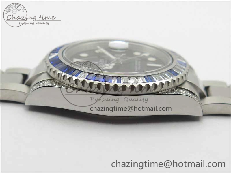 SmartChoice GMT Master II 126710 White Blue T Crystal Bp Maker Best Edition Black Dial On SS Bracelet  3186 CHS 2916