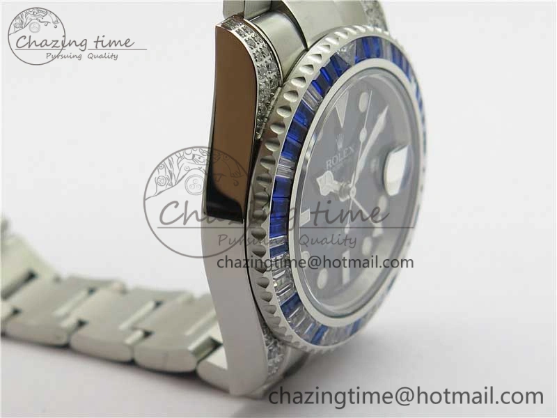 SmartChoice GMT Master II 126710 White Blue T Crystal Bp Maker Best Edition Black Dial On SS Bracelet  3186 CHS 2916