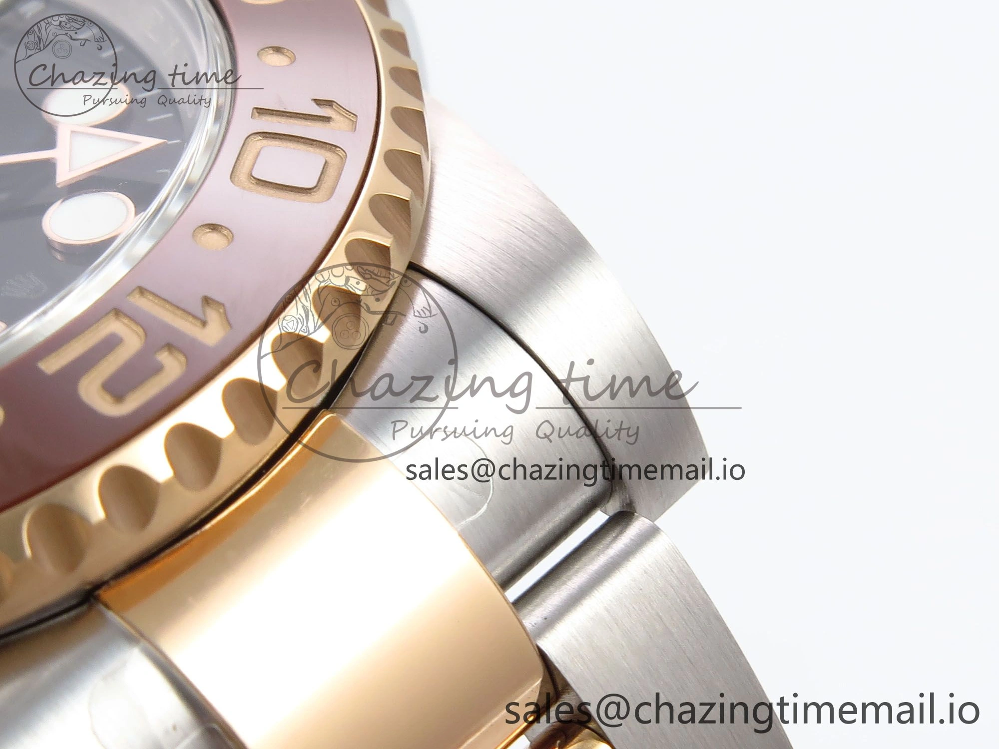 Trendsetting GMT Master II 126711 CHNR 904L EWEF 1:1 Best Edition on SS RG Oyster Bracelet SH3285 CHS 1064