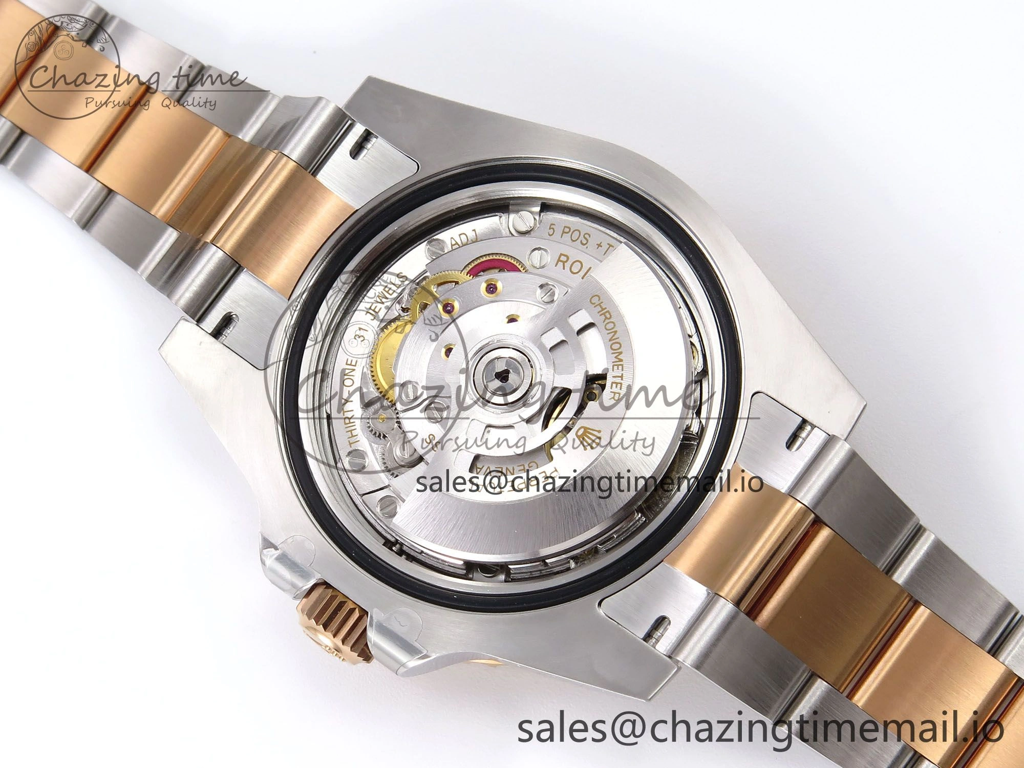 Trendsetting GMT Master II 126711 CHNR 904L EWEF 1:1 Best Edition on SS RG Oyster Bracelet SH3285 CHS 1064