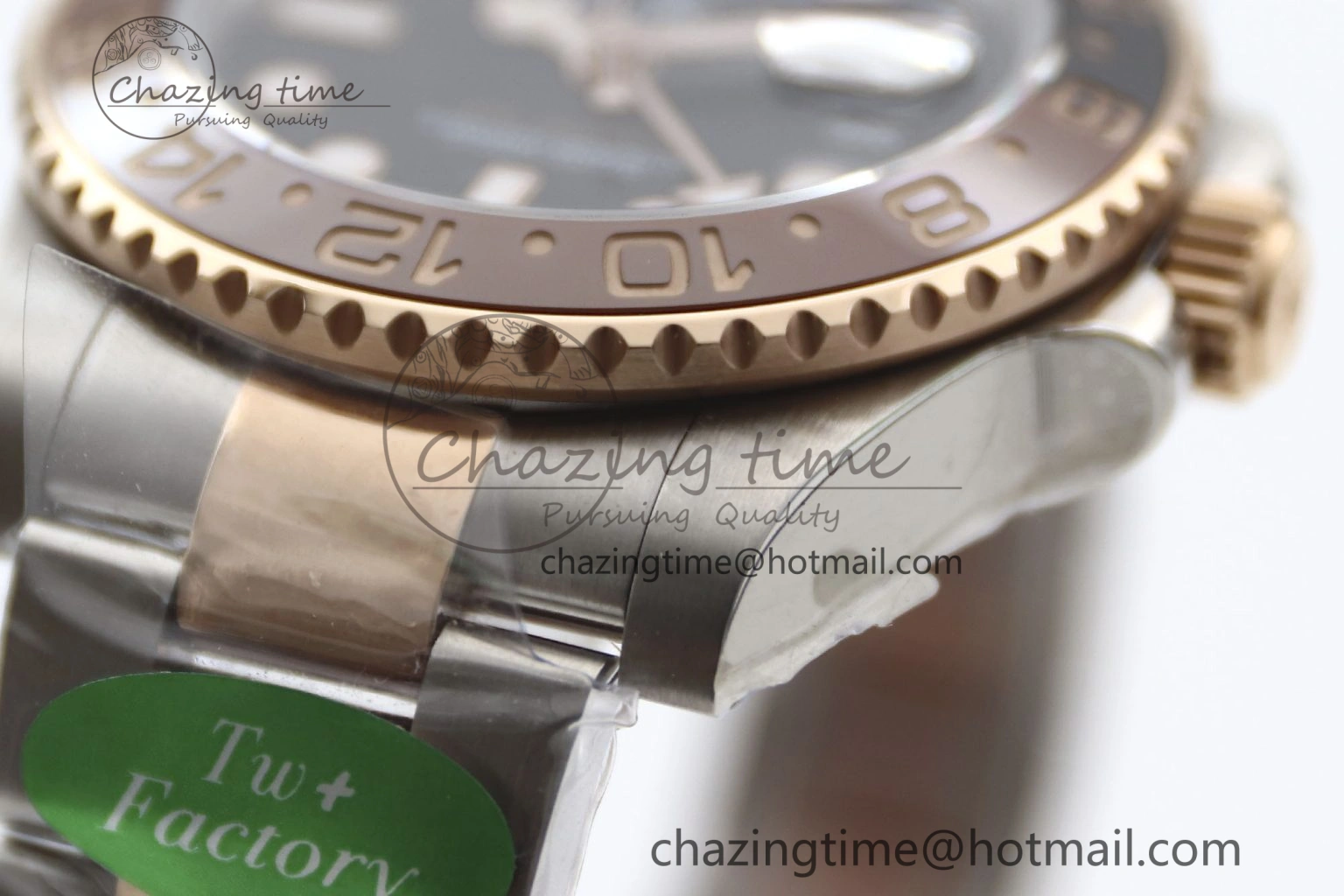 Bold GMT Master II 126711 CHNR 904L SS TW+ 1:1 Best Edition on SS RG Bracelet VR3186 CHS 1976