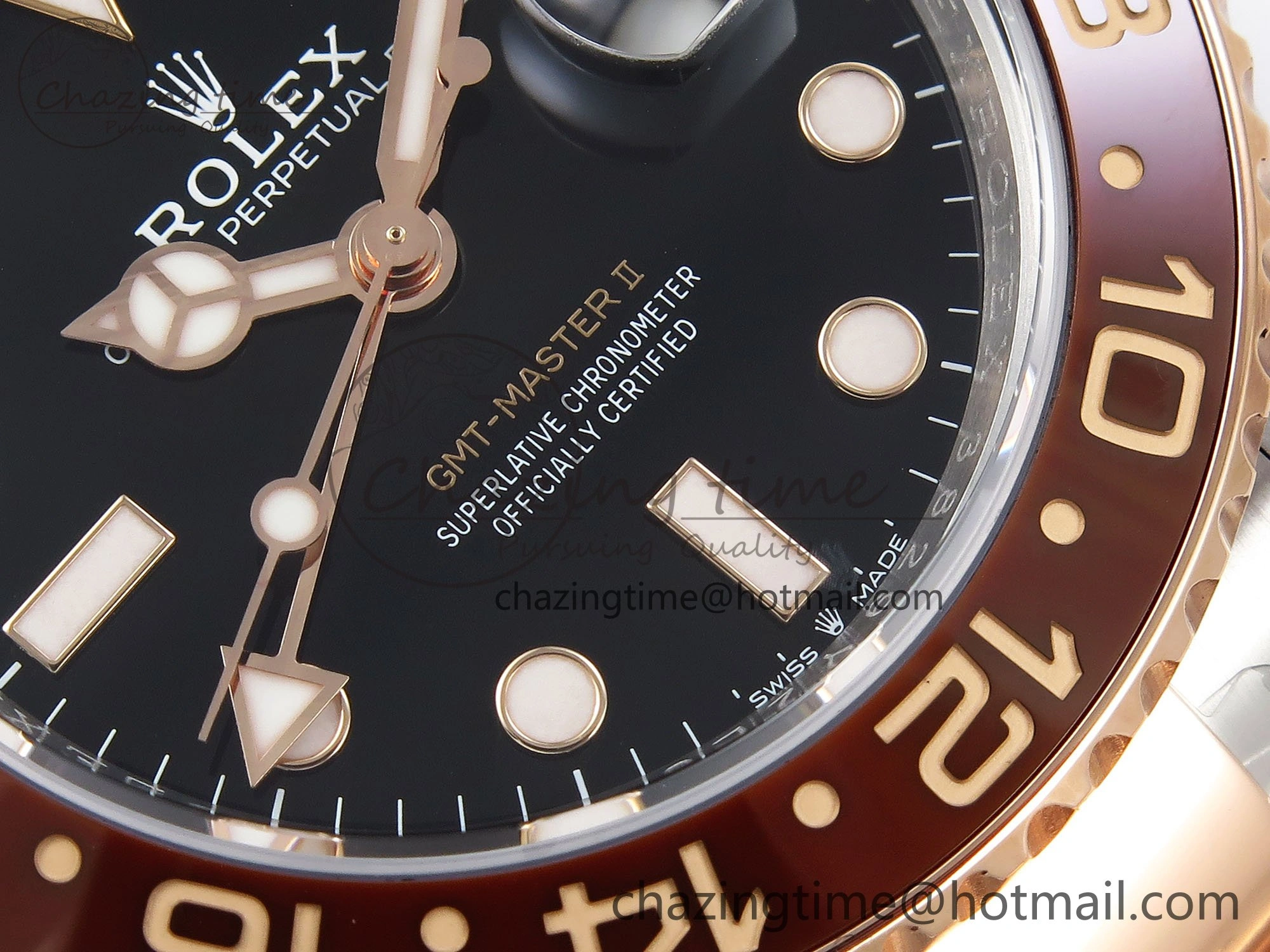 GMT-Master II 126711 CHNR ARF 1:1 Best Edition Black Dial on RG SS Bracelet VR3285 CHS FashionForward 1661